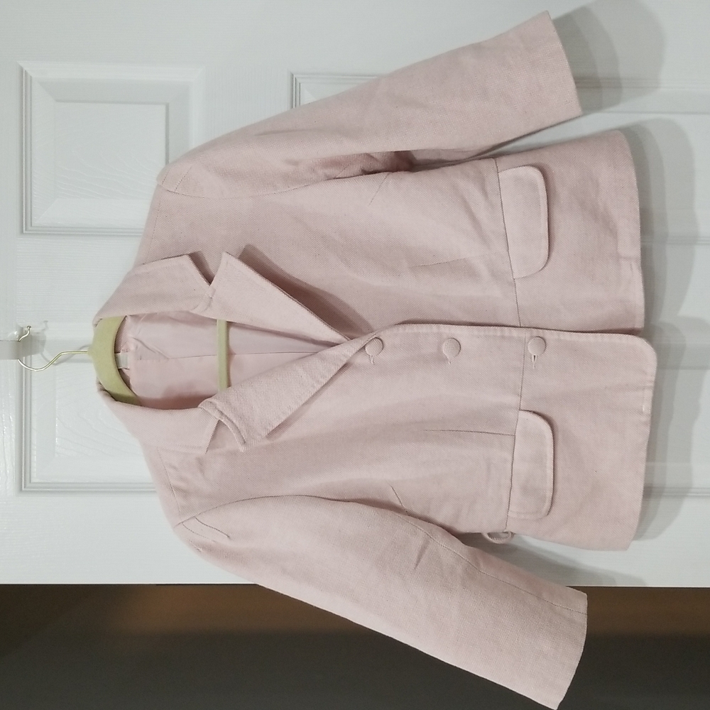 OLD NAVY Wool blend Peplum Pink Blazer